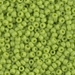 8-416:  HALF PACK 8/0 Opaque Chartreuse Miyuki Seed Bead approx 125 grams - 8-416_1/2pk