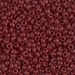 8-419:  HALF PACK 8/0 Opaque Red Brown Miyuki Seed Bead approx 125 grams - 8-419_1/2pk