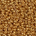 8-4203:  HALF PACK 8/0 Duracoat Galvanized Yellow Gold Miyuki Seed Bead approx 125 grams - 8-4203_1/2pk