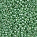8-4214:  HALF PACK 8/0 Duracoat Galvanized Dark Mint Green Miyuki Seed Bead approx 125 grams - 8-4214_1/2pk