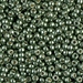 8-4215:  HALF PACK 8/0 Duracoat Galvanized Sea Green Miyuki Seed Bead approx 125 grams - 8-4215_1/2pk