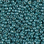 8-4217:  8/0 Duracoat Galvanized Dark Sea Foam Miyuki Seed Bead 