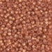 8-4233:  HALF PACK 8/0 Duracoat Silverlined Dyed Rose Gold Miyuki Seed Bead approx 125 grams - 8-4233_1/2pk