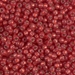 8-4234:  HALF PACK 8/0 Duracoat Silverlined Dyed Watermelon Miyuki Seed Bead approx 125 grams - 8-4234_1/2pk