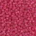 8-4239:  HALF PACK  8/0 Duracoat Dyed Hibiscus S/L Alabaster Miyuki Seed Bead approx 125 grams - 8-4239_1/2pk