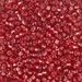 8-4265:  HALF PACK 8/0 Duracoat Silverlined Dyed Light Watermelon Miyuki Seed Bead approx 125 grams - 8-4265_1/2pk