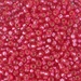 8-4266:  HALF PACK 8/0 Duracoat Silverlined Dyed Hibiscus Miyuki Seed Bead approx 125 grams - 8-4266_1/2pk