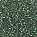 8-4274:  HALF PACK 8/0 Duracoat Silverlined Dyed Dark Sea Foam Miyuki Seed Bead approx 125 grams - 8-4274_1/2pk