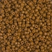 8-4459:  HALF PACK 8/0 Duracoat Dyed Opaque Sienna Miyuki Seed Bead approx 125 grams - 8-4459_1/2pk
