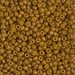 8-4460:  HALF PACK 8/0 Duracoat Dyed Opaque Toast Miyuki Seed Bead approx 125 grams - 8-4460_1/2pk