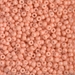 8-4461:  HALF PACK 8/0 Duracoat Dyed Opaque Tea Rose Miyuki Seed Bead approx 125 grams - 8-4461_1/2pk