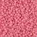 8-4465:  HALF PACK 8/0 Duracoat Dyed Opaque Guava Miyuki Seed Bead approx 125 grams - 8-4465_1/2pk