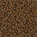 8-4492:  HALF PACK 8/0 Duracoat Dyed Opaque Cognac Miyuki Seed Bead approx 125 grams - 8-4492_1/2pk