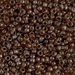 8-4505:  HALF PACK 8/0 Transparent Light Smoky Topaz Picasso Miyuki Seed Bead approx 125 grams - 8-4505_1/2pk