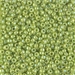 8-479:  HALF PACK 8/0 Opaque Chartreuse AB Miyuki Seed Bead approx 125 grams - 8-479_1/2pk