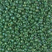 8-480:  HALF PACK 8/0 Opaque Green AB Miyuki Seed Bead approx 125 grams - 8-480_1/2pk