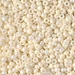 8-486:  HALF PACK 8/0 Ivory Pearl Ceylon AB Miyuki Seed Bead approx 125 grams - 8-486_1/2pk