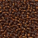 8-5:  HALF PACK 8/0 Silverlined Dark Topaz Miyuki Seed Bead approx 125 grams - 8-5_1/2pk