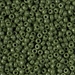 8-501:  HALF PACK 8/0 Opaque Avocado Miyuki Seed Bead Miyuki Seed Bead approx 125 grams - 8-501_1/2pk