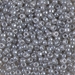 8-526:  HALF PACK 8/0 Silver Gray Ceylon Miyuki Seed Bead approx 125 grams - 8-526_1/2pk