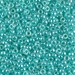 8-536:  HALF PACK 8/0 Aqua Green Ceylon Miyuki Seed Bead approx 125 grams - 8-536_1/2pk