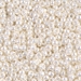 8-591:  HALF PACK 8/0 Ivory Pearl Ceylon Miyuki Seed Bead approx 125 grams - 8-591_1/2pk