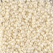 8-594:  HALF PACK 8/0 Cream Ceylon  Miyuki Seed Bead approx 125 grams - 8-594_1/2pk