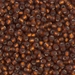8-5F:  HALF PACK 8/0 Matte Silverlined Dark Topaz Miyuki Seed Bead approx 125 grams - 8-5F_1/2pk
