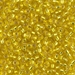 8-6:  HALF PACK 8/0 Silverlined Yellow  Miyuki Seed Bead approx 125 grams - 8-6_1/2pk
