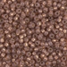 8-641:  HALF PACK 8/0 Dyed Rose Bronze Silverlined Alabaster Miyuki Seed Bead approx 125 grams - 8-641_1/2pk