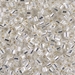 8C-1:  HALF PACK 8/0 Cut Silverlined Crystal  Miyuki Seed Bead approx 125 grams - 8C-1_1/2pk