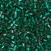 8C-17:  HALF PACK 8/0 Cut Silverlined Emerald Miyuki Seed Bead approx 125 grams - 8C-17_1/2pk