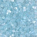 8C-269:  HALF PACK 8/0 Cut Glacier Blue Lined Crystal AB (Was 821) Miyuki Seed Bead approx 125 grams - 8C-269_1/2pk