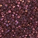 8C-313:  HALF PACK 8/0 Cut Cranberry Gold Luster Miyuki Seed Bead approx 125 grams - 8C-313_1/2pk