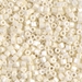 8C-421:  HALF PACK 8/0 Cut Opaque Cream Luster Miyuki Seed Bead approx 125 grams - 8C-421_1/2pk