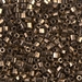8C-457:  HALF PACK 8/0 Cut Metallic Dark Bronze Miyuki Seed Bead approx 125 grams - 8C-457_1/2pk
