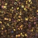 8C-462:  HALF PACK 8/0 Cut Metallic Gold Iris Miyuki Seed Bead approx 125 grams - 8C-462_1/2pk
