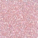 BB-285:  HALF PACK Pale Pink Lined Crystal Miyuki Berry Bead approx 125 grams - BB-285_1/2pk