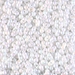 BB-471:  HALF PACK White Pearl AB Miyuki Berry Bead approx 125 grams - BB-471_1/2pk