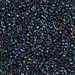 DB0005:  HALF PACK Metallic Variegated Blue Iris 11/0 Miyuki Delica Bead 50 grams - DB0005_1/2pk