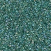 DB0060:  HALF PACK Lime Lined Crystal AB 11/0 Miyuki Delica Bead 50 grams - DB0060_1/2pk