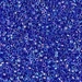 DB0063:  HALF PACK Cobalt Lined Sapphire AB 11/0 Miyuki Delica Bead 50 grams - DB0063_1/2pk