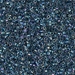 DB0085:  HALF PACK Blue Lined Aqua AB 11/0 Miyuki Delica Bead 50 grams - DB0085_1/2pk