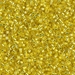 DB0145:  HALF PACK Silverlined Yellow 11/0 Miyuki Delica Bead 50 grams - DB0145_1/2pk