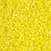 DB0160:  HALF PACK Opaque Yellow AB 11/0 Miyuki Delica Bead 50 grams - DB0160_1/2pk