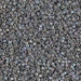 DB0168:  HALF PACK Opaque Gray AB 11/0 Miyuki Delica Bead 50 grams - DB0168_1/2pk