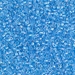 DB0176:  HALF PACK Transparent Aqua AB 11/0 Miyuki Delica Bead 50 grams - DB0176_1/2pk