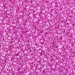 DB0247:  HALF PACK Hot Pink Ceylon 11/0 Miyuki Delica Bead 50 grams - DB0247_1/2pk