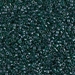 DB0275:  HALF PACK Lined Emerald Luster 11/0 Miyuki Delica Bead 50 grams - DB0275_1/2pk