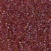 DB0282:  HALF PACK Cranberry Lined Light Topaz Luster 11/0 Miyuki Delica Bead 50 grams - DB0282_1/2pk